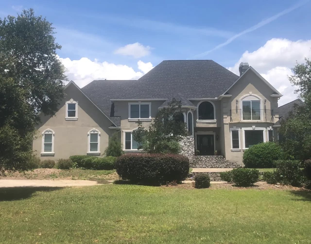 Completed roofing project